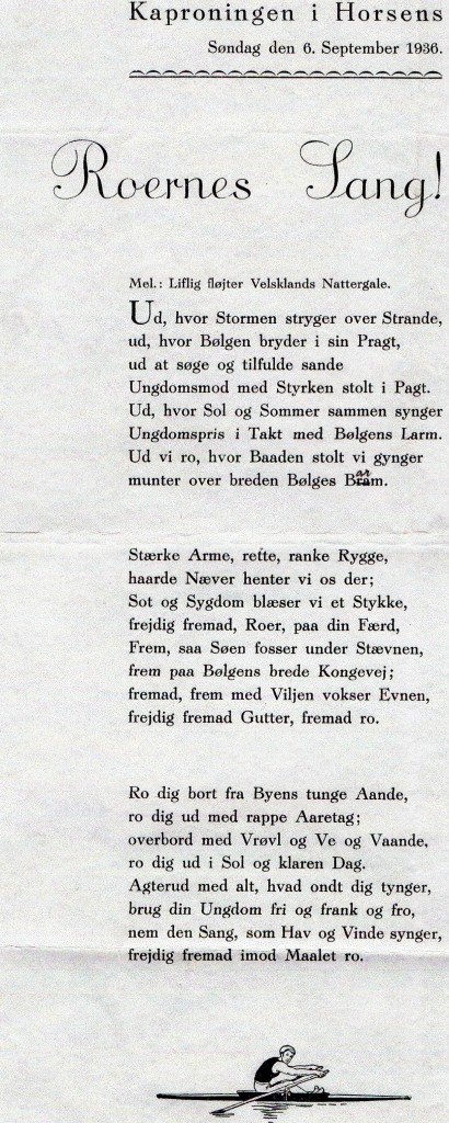 Roernes sang 1936